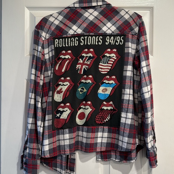 Rolling Stones flannel shirt - Picture 2 of 4